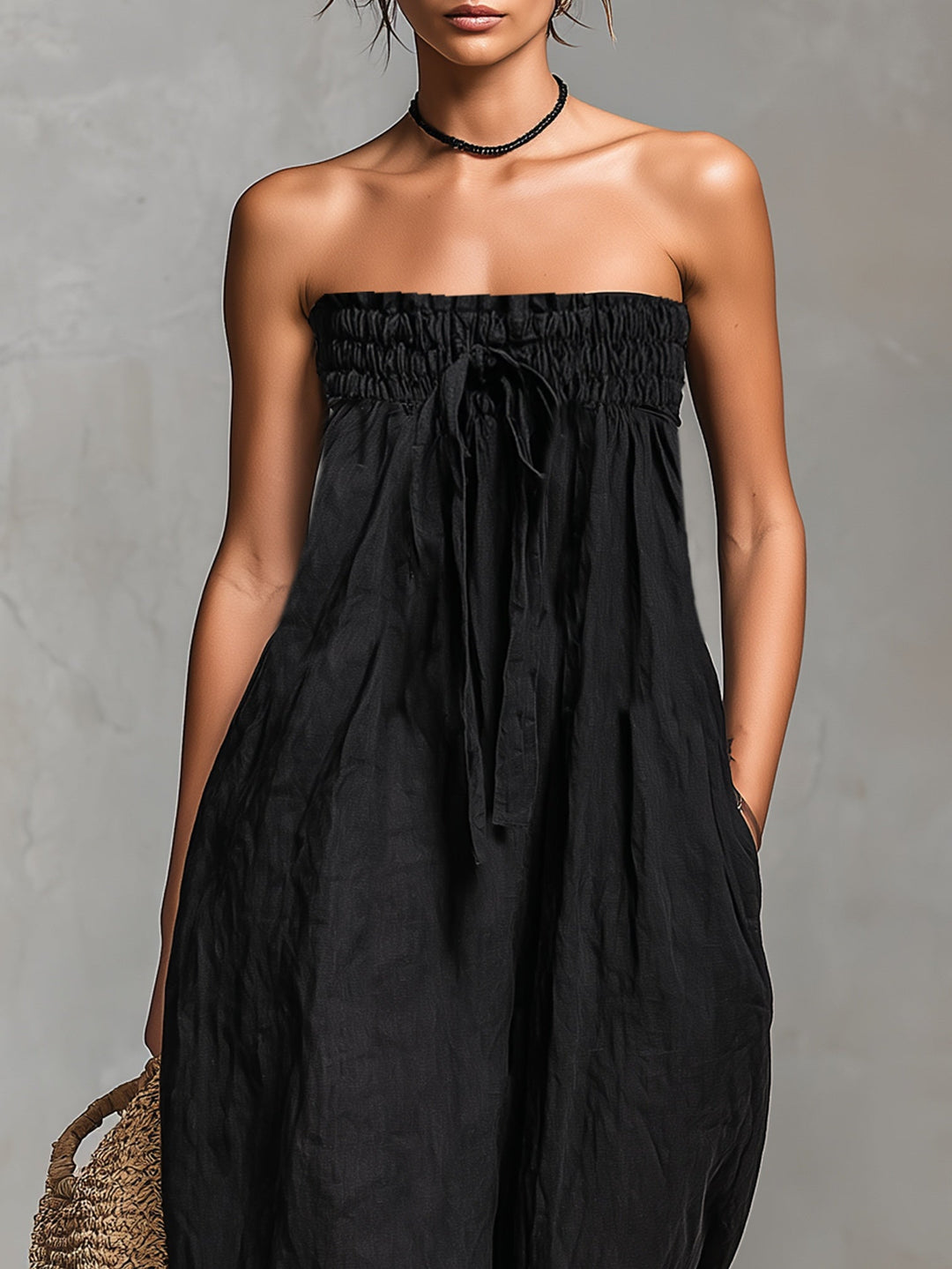 Nina™ | Elegante Mono Senza Spalline