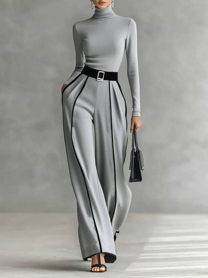 Vera™ | Completo Chic con Dettaglio a Contrasto