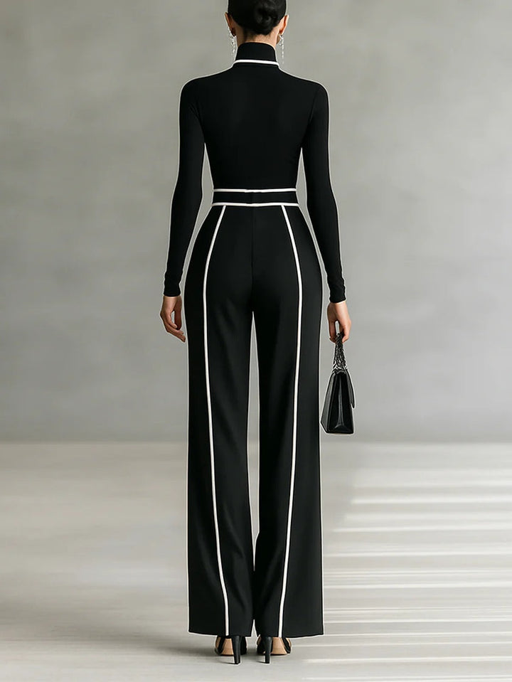 Vera™ | Completo Chic con Dettaglio a Contrasto