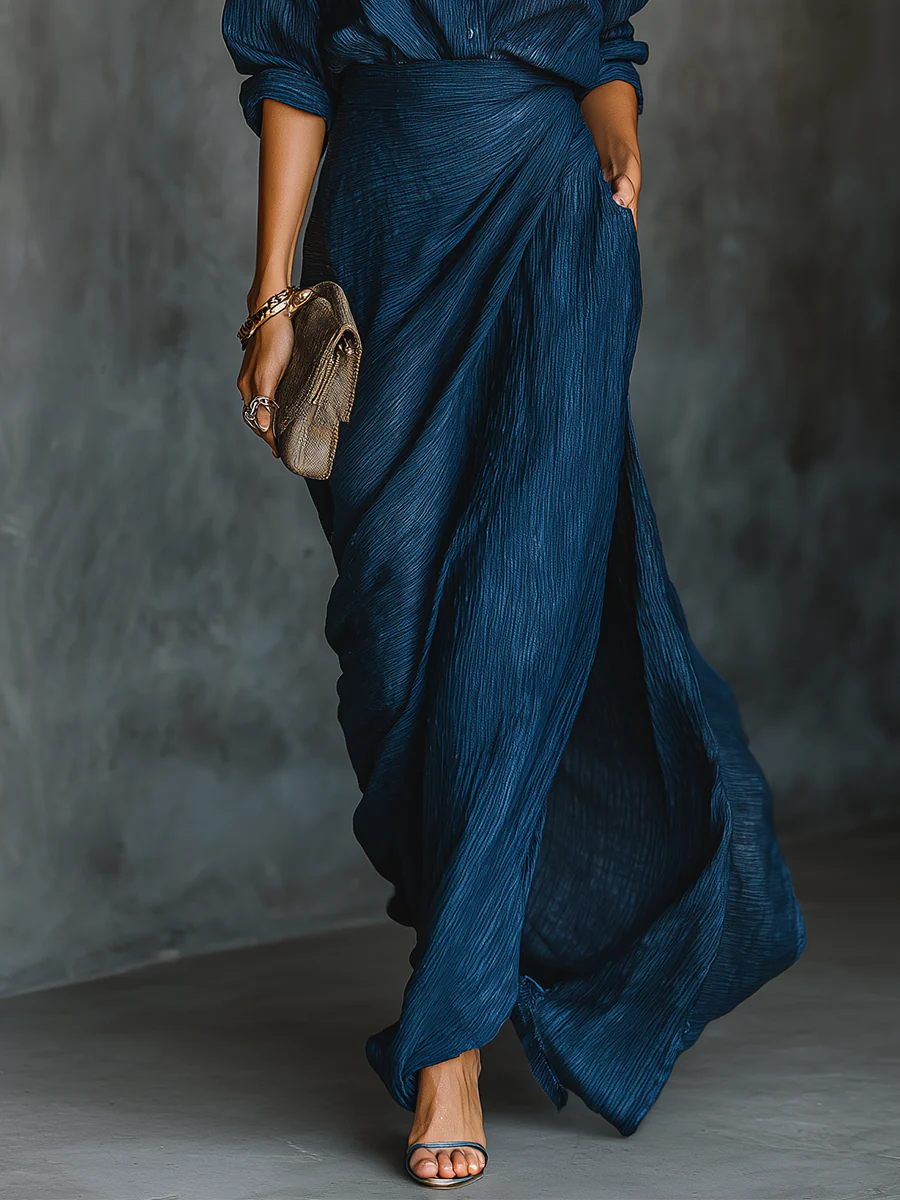 Sara™ | Elegante conjunto con falda larga