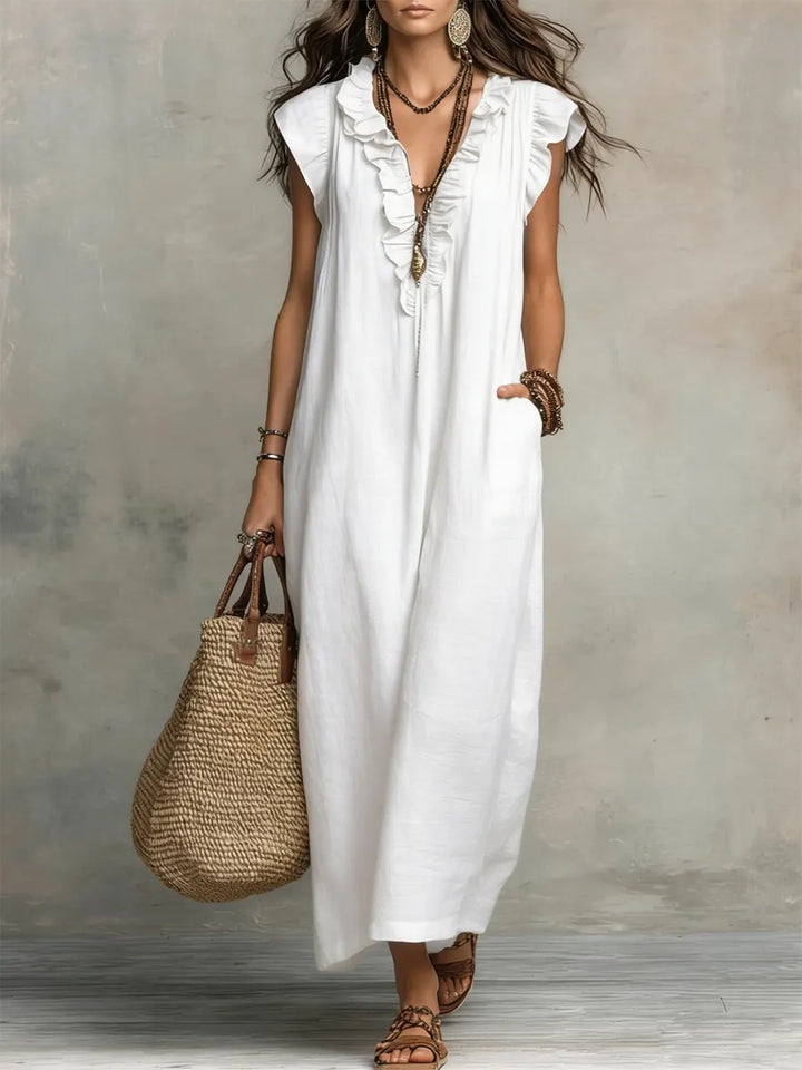 Camélia | Abito Lungo Bohemien Leggero
