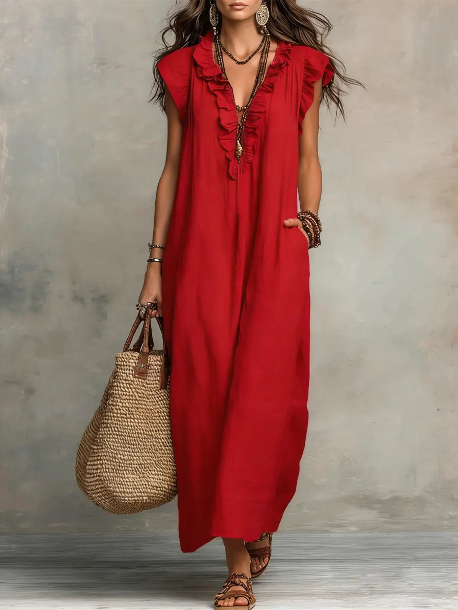 Camélia | Abito Lungo Bohemien Leggero