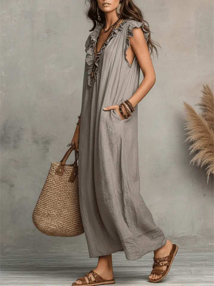 Camélia | Abito Lungo Bohemien Leggero
