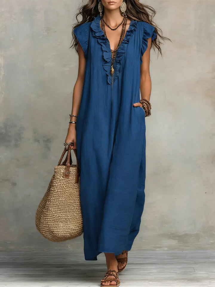 Camélia | Abito Lungo Bohemien Leggero