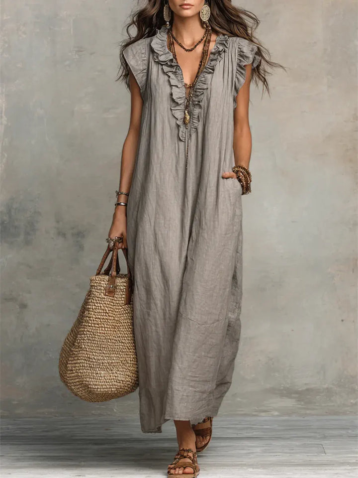 Camélia | Abito Lungo Bohemien Leggero